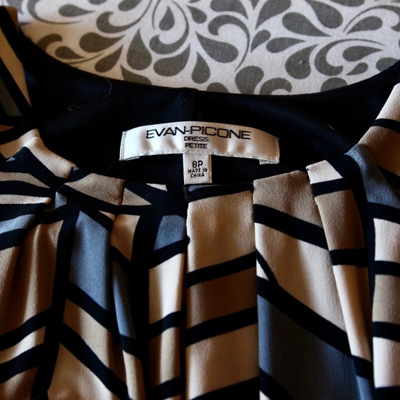 Evan Picone Sleeveless Dress Size 8P - Picture 6 of 8